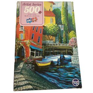 Lakeside Retreat Artist Series 500-Piece Jigsaw Puzzle TCG Toys 19"x13" Sure-Lox
